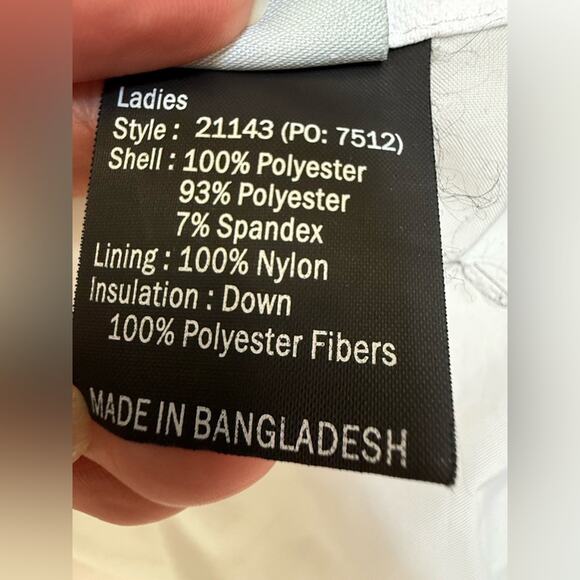 Obermeyer Circuit Down Insulated Ski Jacket White Black Women’s Size 6 Coat - Picture 10 of 12